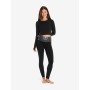 Spirit of OM - Crop Shirt langarm Jathara - schwarz