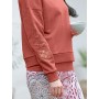 Spirit of OM - Lounge Sweater Sattva - erdrot