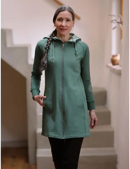 Spirit of OM - Longjacke Bala Karuna - waldgrün