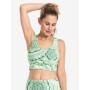 Spirit of OM - Yoga Bra Flow Bala - smaragd
