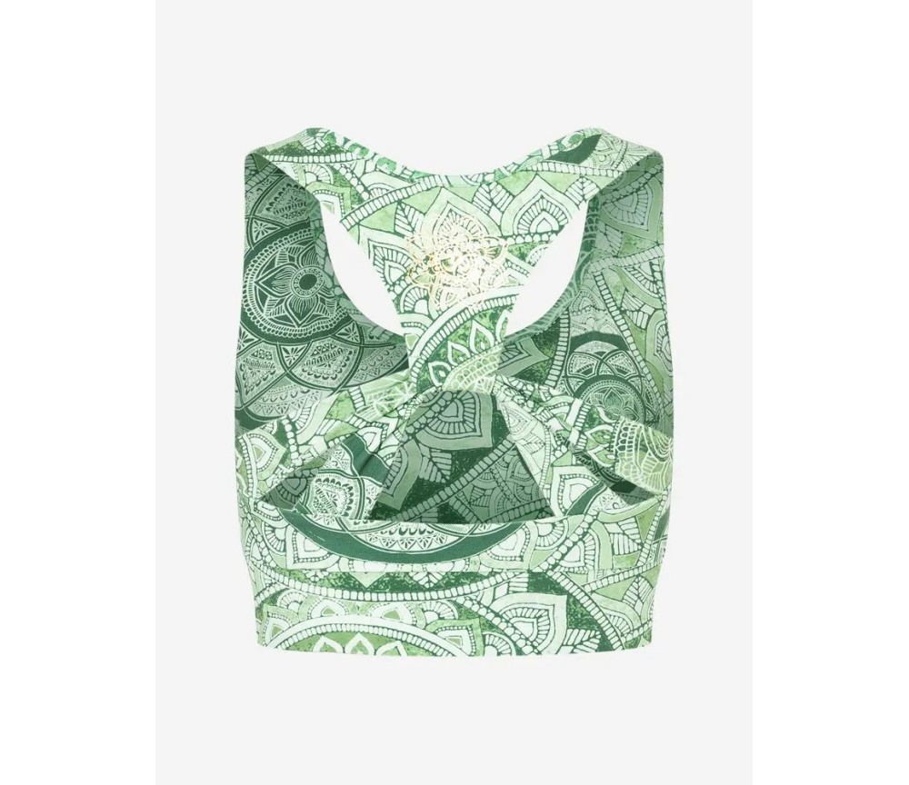 Spirit of OM - Yoga Bra Flow Bala - smaragd