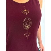 Spirit of OM - Tanktop Vahita - tiefrot