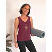 Spirit of OM - Tanktop Vahita - tiefrot