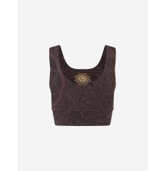 Spirit of OM - Yoga Bra Hatha Guna - braun