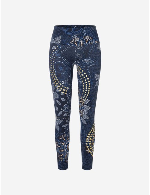 Spirit of OM - Yoga Leggings Maui - tiefblau