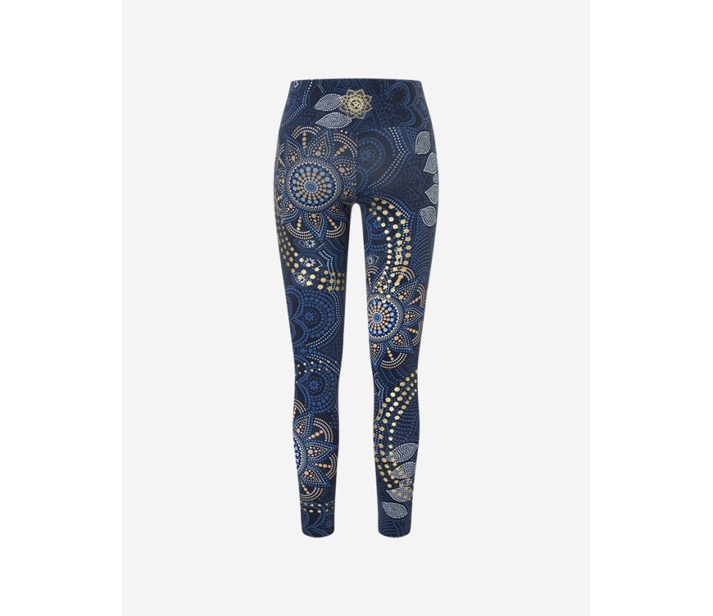Spirit of OM - Yoga Leggings Maui - tiefblau