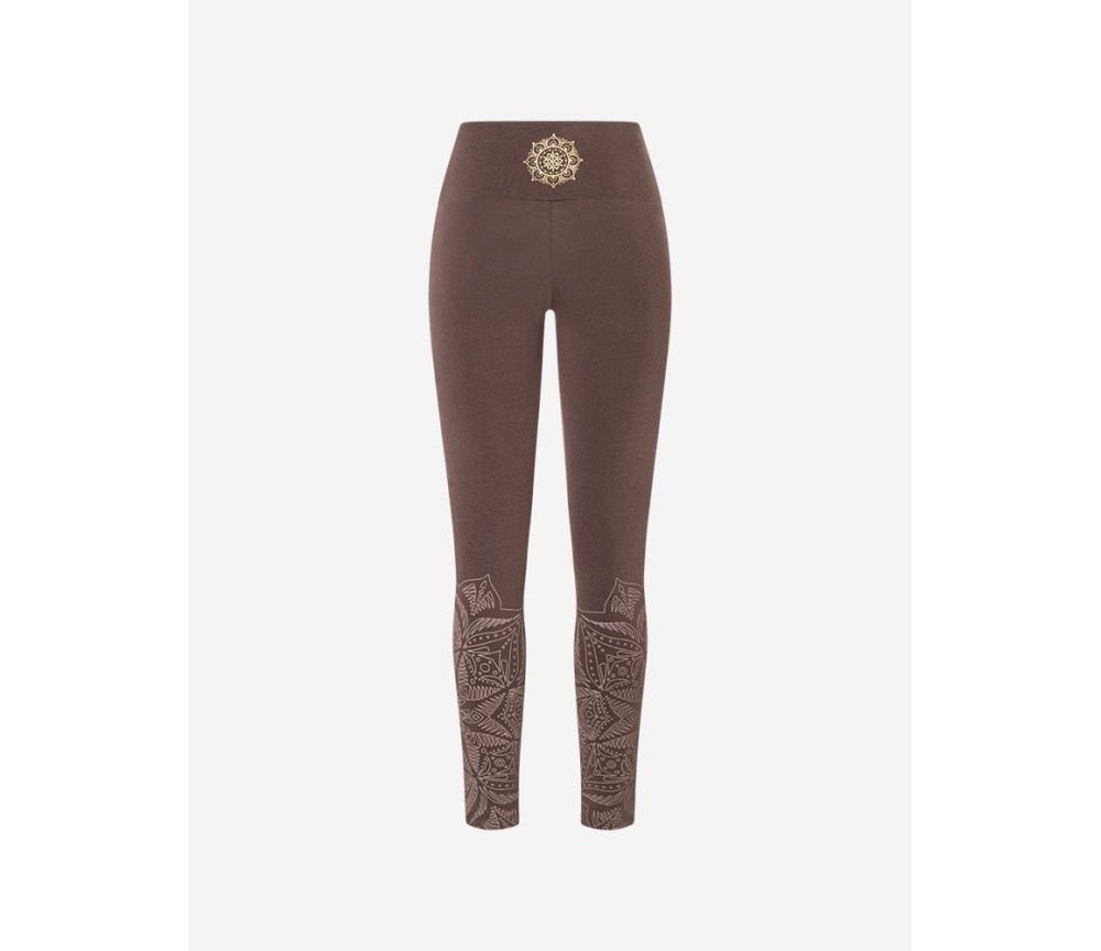 Spirit of OM - Yoga Leggings indu - braun