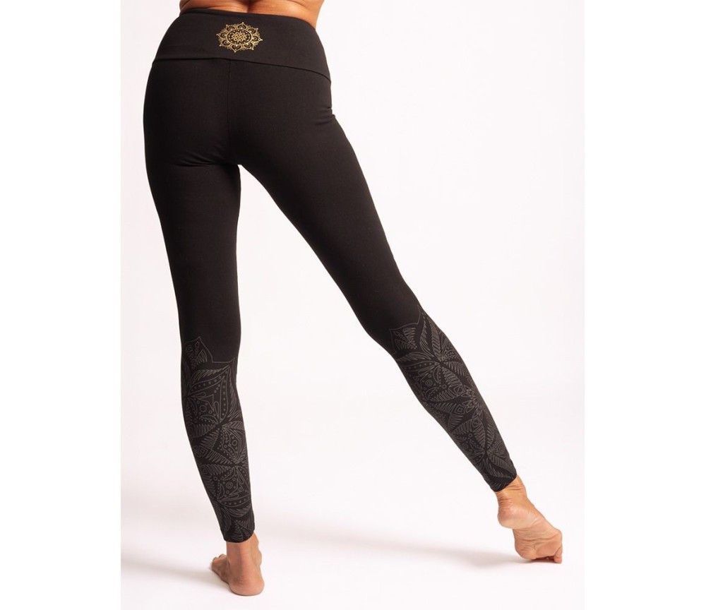 Spirit of OM - Yoga Leggings indu - schwarz