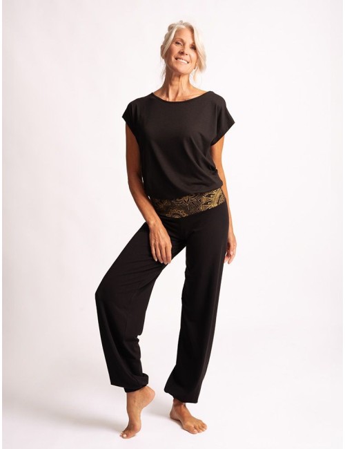 Spirit of OM - Yoga Hose Bali - schwarz