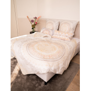 Spirit of OM - Bio-Bettwäsche Soulshine - white/indian-beach