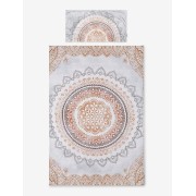 Spirit of OM - Bio-Bettwäsche Soulshine - white/indian-beach