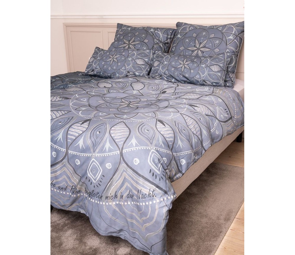 Spirit of OM - Bio-Bettwäsche Blue Heaven - indiblau