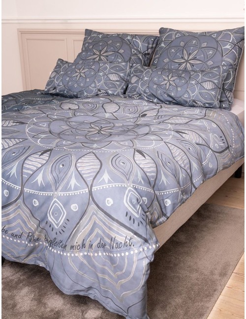 copy of Spirit of OM - Bio-Bettwäsche Silver-Gold-Dream - silber-grau/ beige-gold