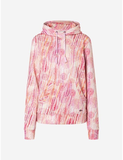 Spirit of OM - Hoodie Sarva Patala - perlrosa