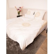 Spirit of OM - Biber-Bettwäsche Light Dream - creme