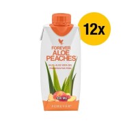 Forever - Forever Aloe Peaches™ - Aloe Vera vereint mit dem süßen Geschmack von Pfirsichen - 12 x 0,33 Liter