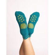 Spirit of OM - rutschfeste Yoga Socken Adhara - alatsee-gold