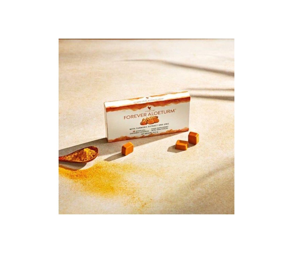 Forever - 10 x Forever AloeTurm™ - Revolutionärer Boost mit Zink, Kurkuma und Aloe Vera - 10 x 10 Lutschpastillen