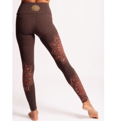 Spirit of OM - Yoga Leggings Chaya - tiefrot
