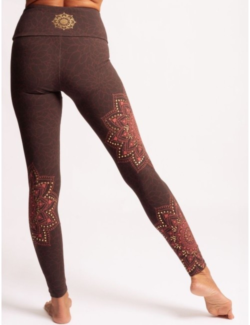 Spirit of OM - Yoga Leggings Chaya - tiefrot