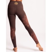 Spirit of OM - Yoga Leggings Chaya - tiefrot