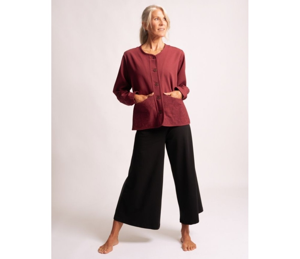 copy of copy of Spirit of OM - Sweatjacke Maui Nava - schwarz