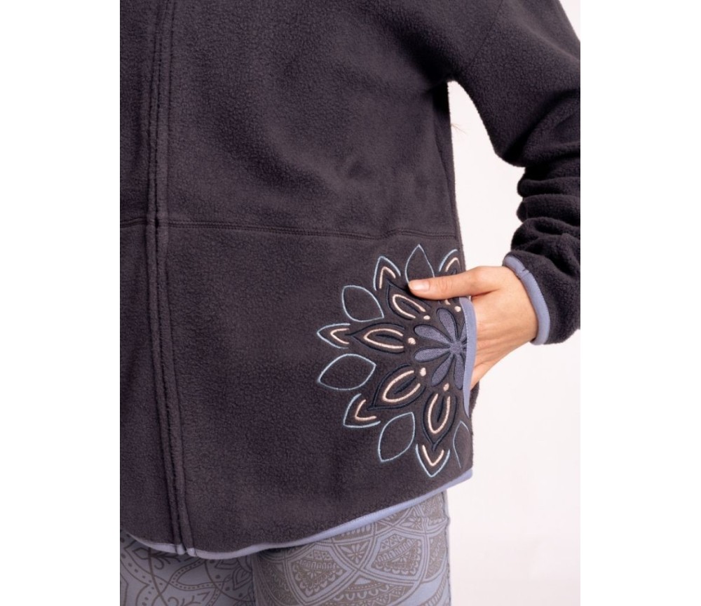 copy of Spirit of OM - Sweatjacke Maui Nava - schwarz