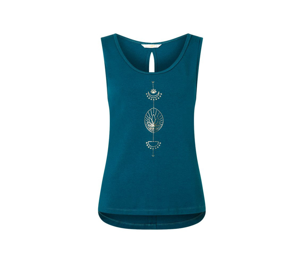 Spirit of OM - Tanktop Vahita - nachtpetrol