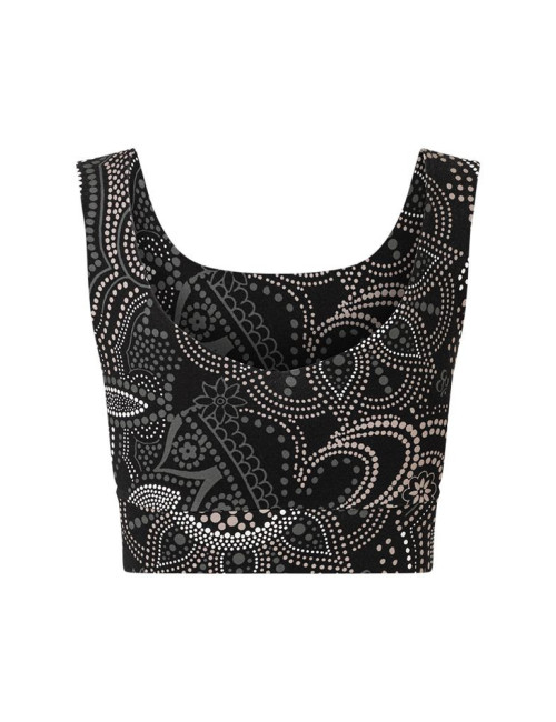 Spirit of OM - Yoga Bra Hatha Maui - schwarz-natur