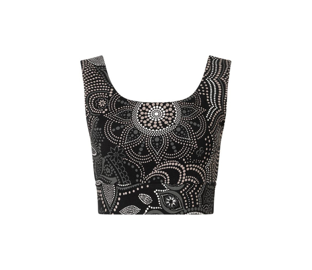 Spirit of OM - Yoga Bra Hatha Maui - schwarz-natur