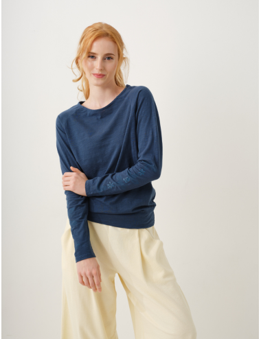 Spirit of OM - Longsleeve Shirt Priya - tiefsee