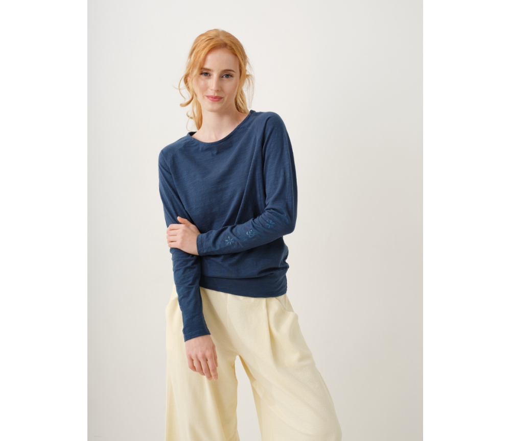 Spirit of OM - Longsleeve Shirt Priya - tiefsee