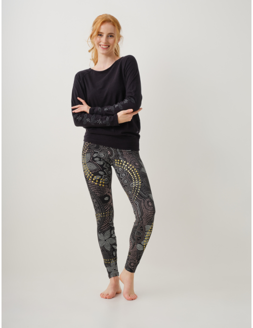 Spirit of OM - Longsleeve Shirt Priya - schwarz