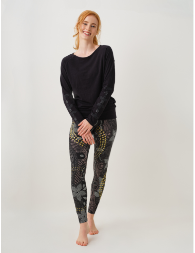 Spirit of OM - Longsleeve Shirt Priya - schwarz