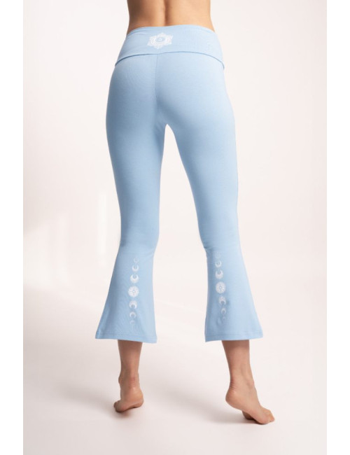 Spirit of OM - Yoga Hose 7/8 Vipra - eisblau