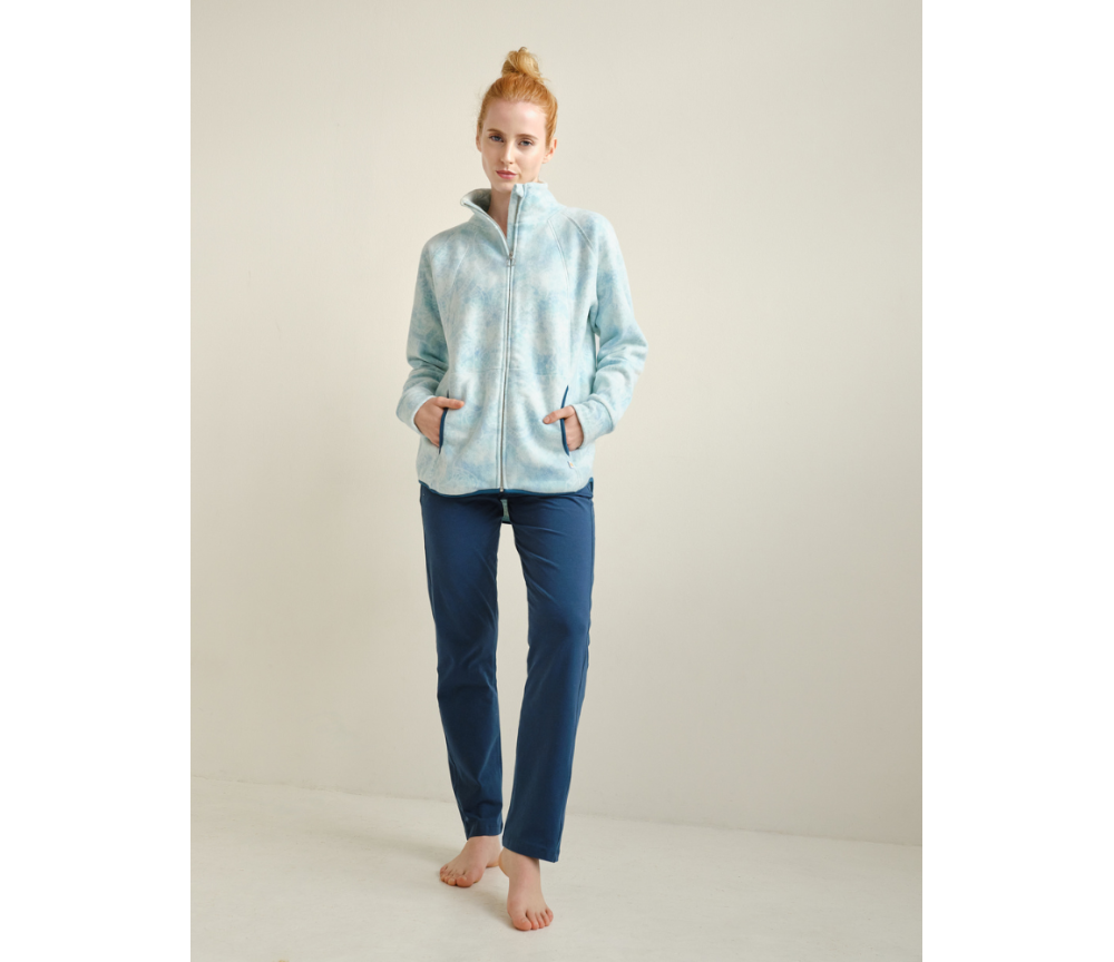 Spirit of OM - Baumwollfleecejacke Ayana - holi