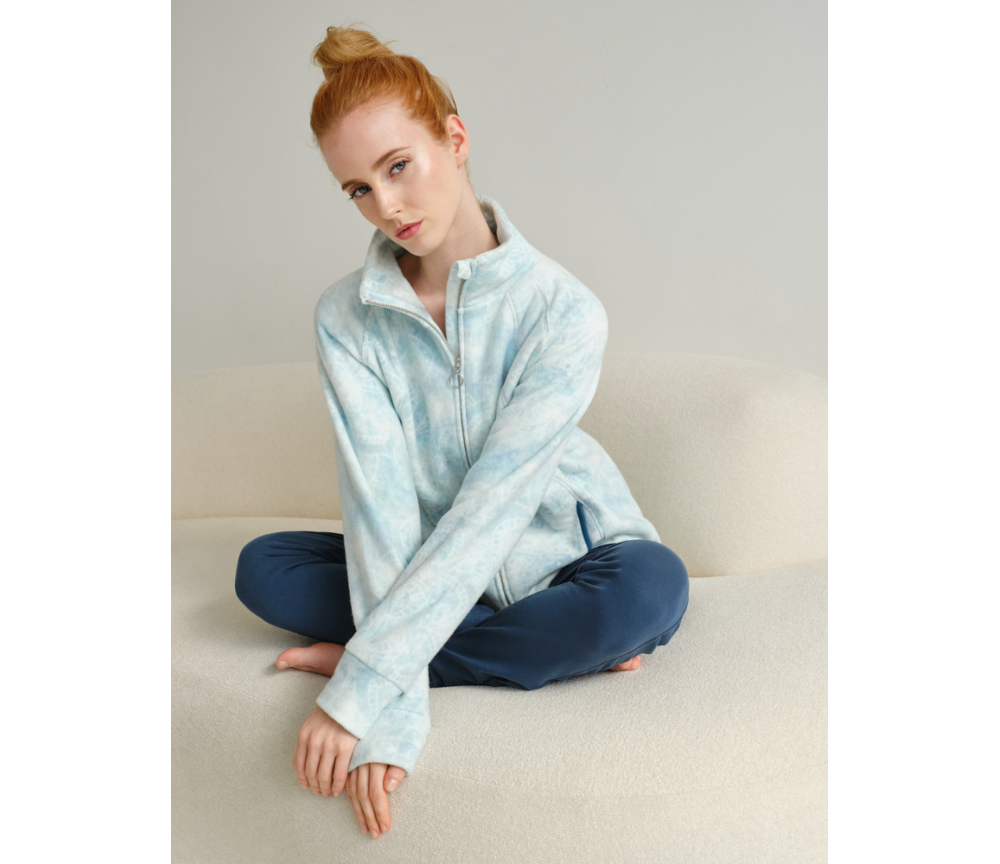 copy of copy of copy of Spirit of OM - Sweatjacke Maui Nava - schwarz