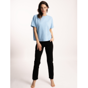 Spirit of OM - Sweatshirt kurzarm Gati Sita - eisblau