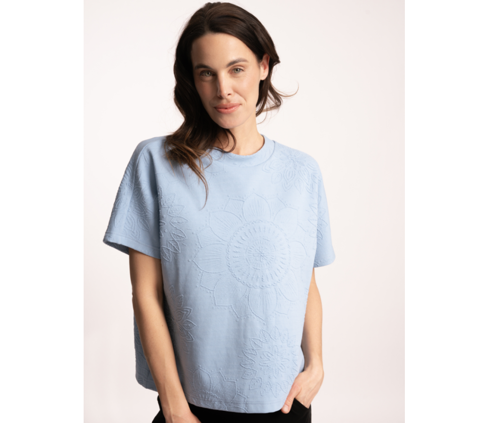 copy of Spirit of OM - Shirt Eka Padma - tiefblau