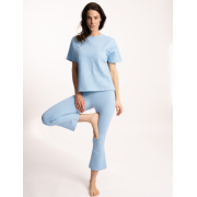 Spirit of OM - Sweatshirt kurzarm Gati Sita - eisblau