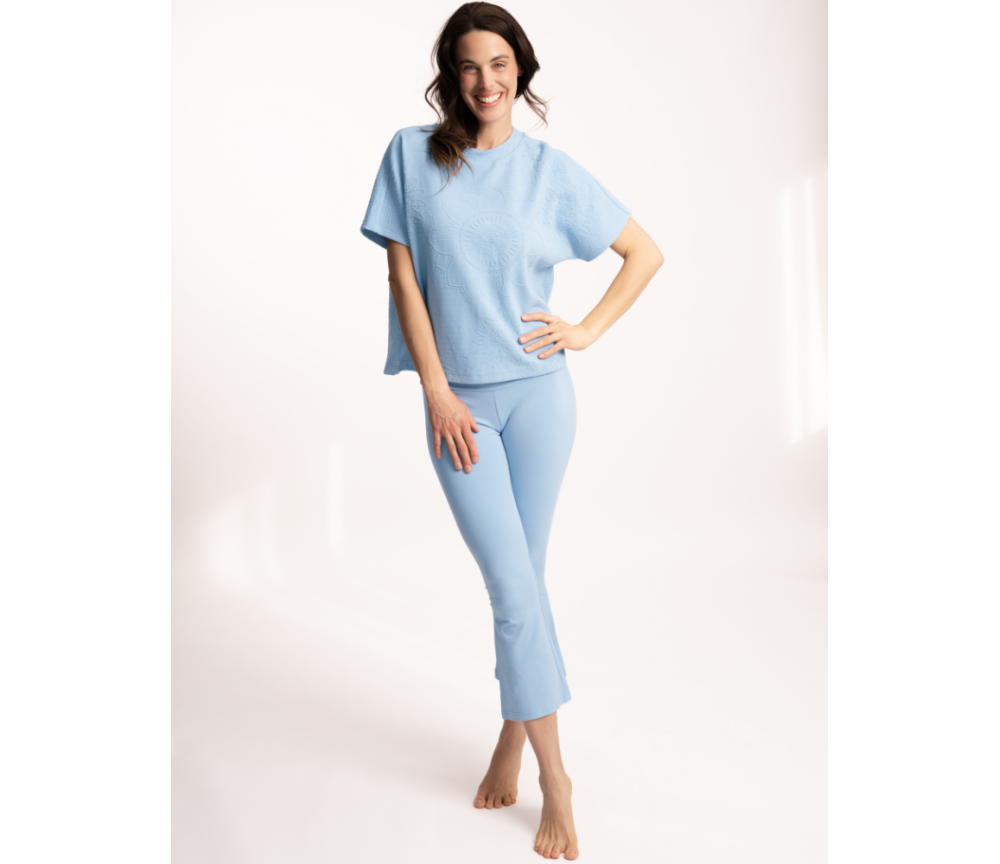 copy of Spirit of OM - Shirt Eka Padma - tiefblau