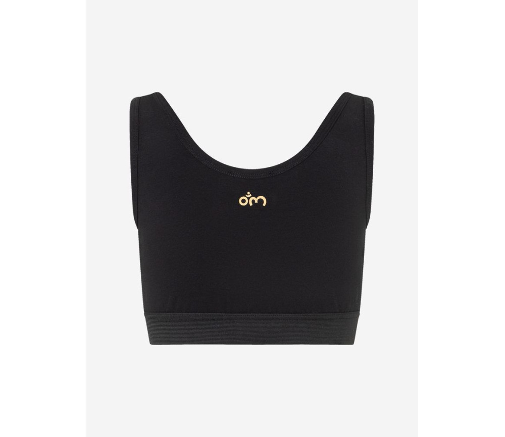 Spirit of OM - Yoga Bra Padma - schwarz