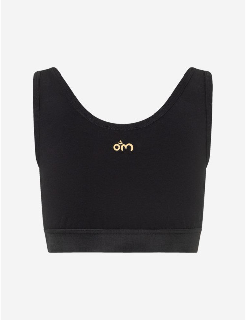Spirit of OM - Yoga Bra Padma - schwarz