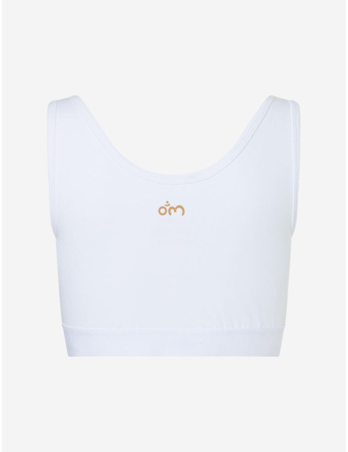 Spirit of OM - Yoga Bra Padma - weiß