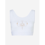 Spirit of OM - Yoga Bra Padma - weiß