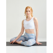 Spirit of OM - Yoga Bra Padma - weiß