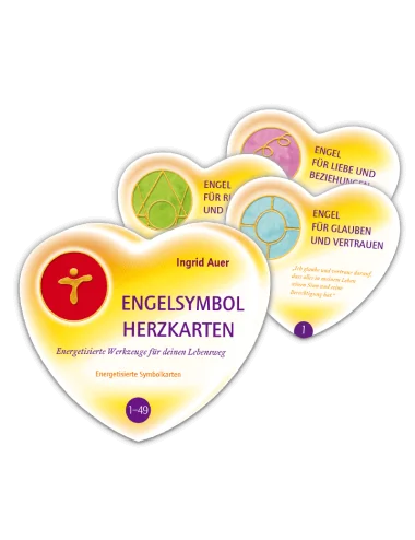 Ingrid Auer - Energetisierte Karten Engelsymbole 1 - 49 Herzkarten