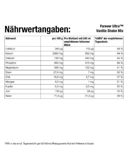 Forever - Forever F15™ Vanilla - das 15 Tage Ernährungs- und Fitnessprogramm - 6tlg. Set