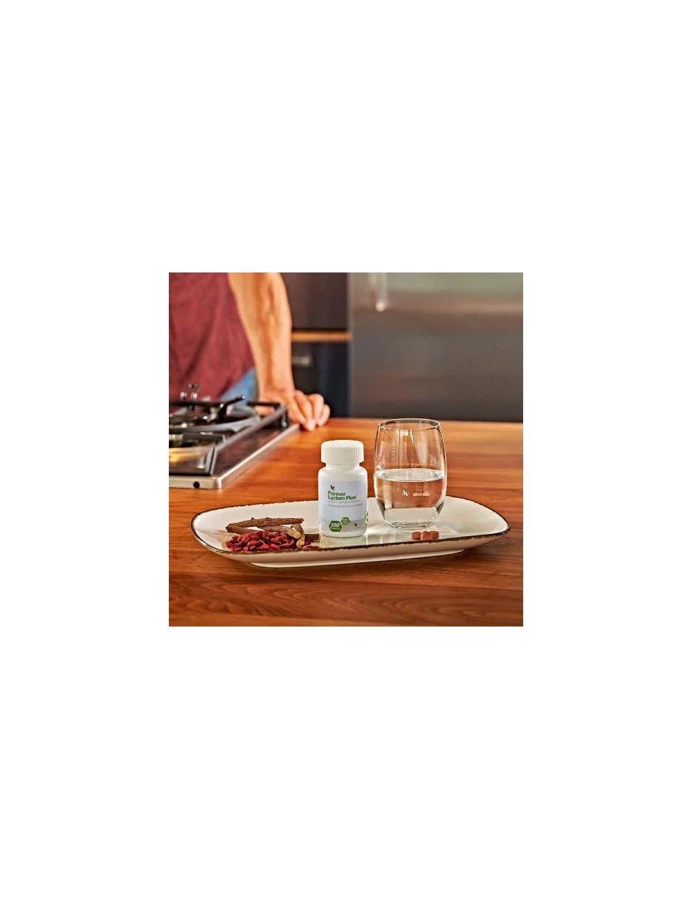 Forever - Forever Lycium Plus® - Nahrungsergänzungsmittel mit Lycium- und Süßholzwurzelextrakt - 100 Presslinge