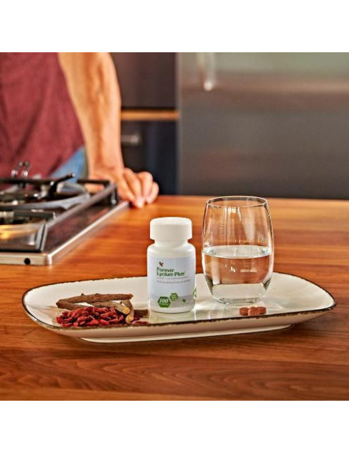Forever - Forever Lycium Plus® - Nahrungsergänzungsmittel mit Lycium- und Süßholzwurzelextrakt - 100 Presslinge